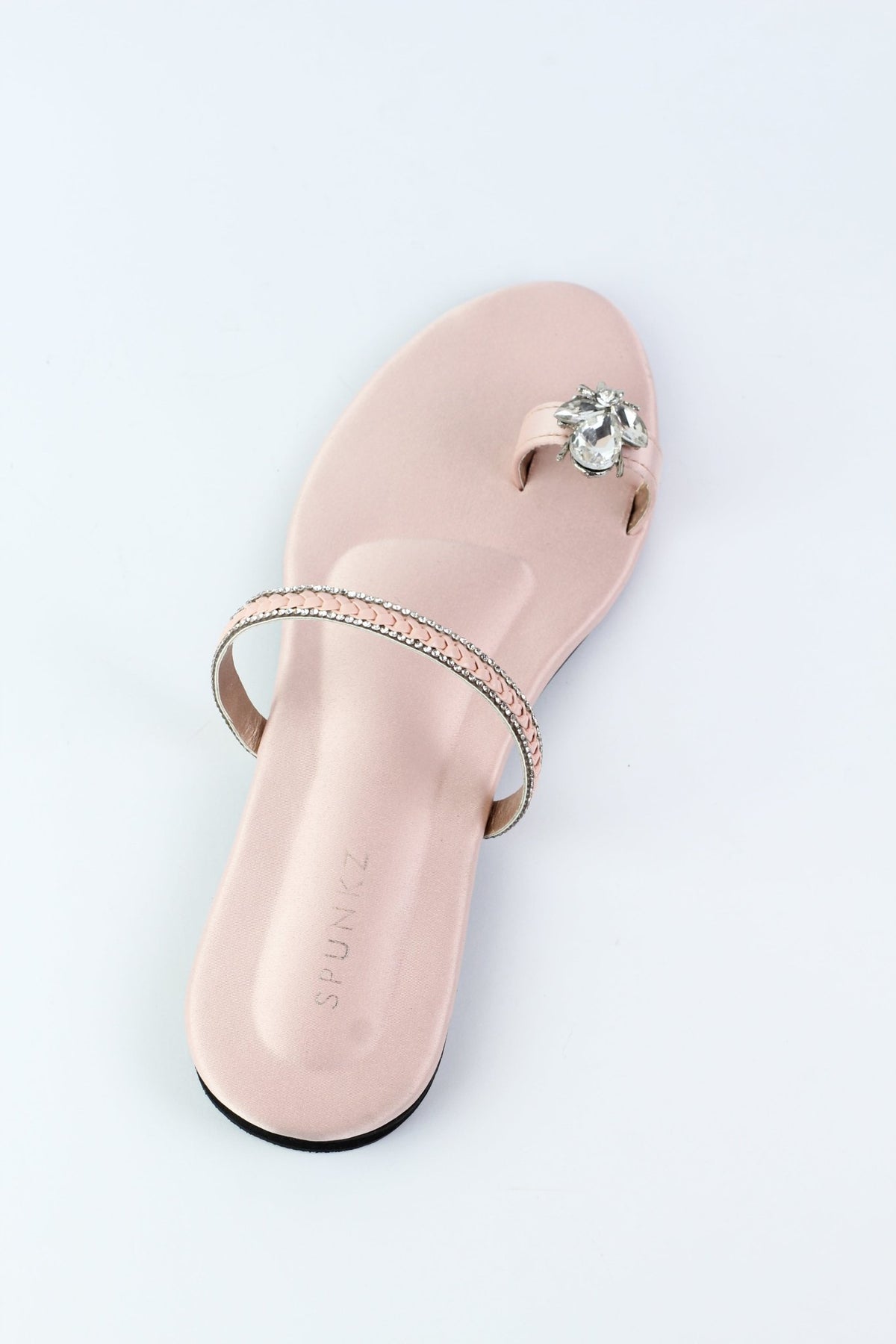 Ember Pink Flat Sandals (11025) - Spunkz