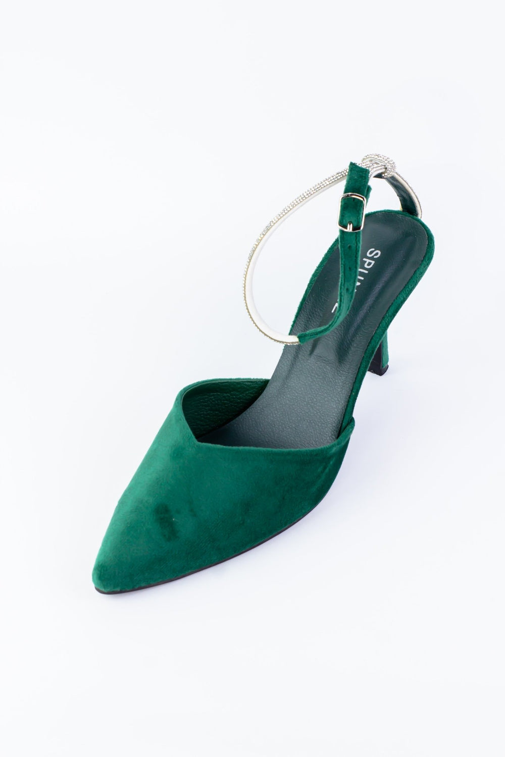 Eden Green Heels (11082) - Spunkz