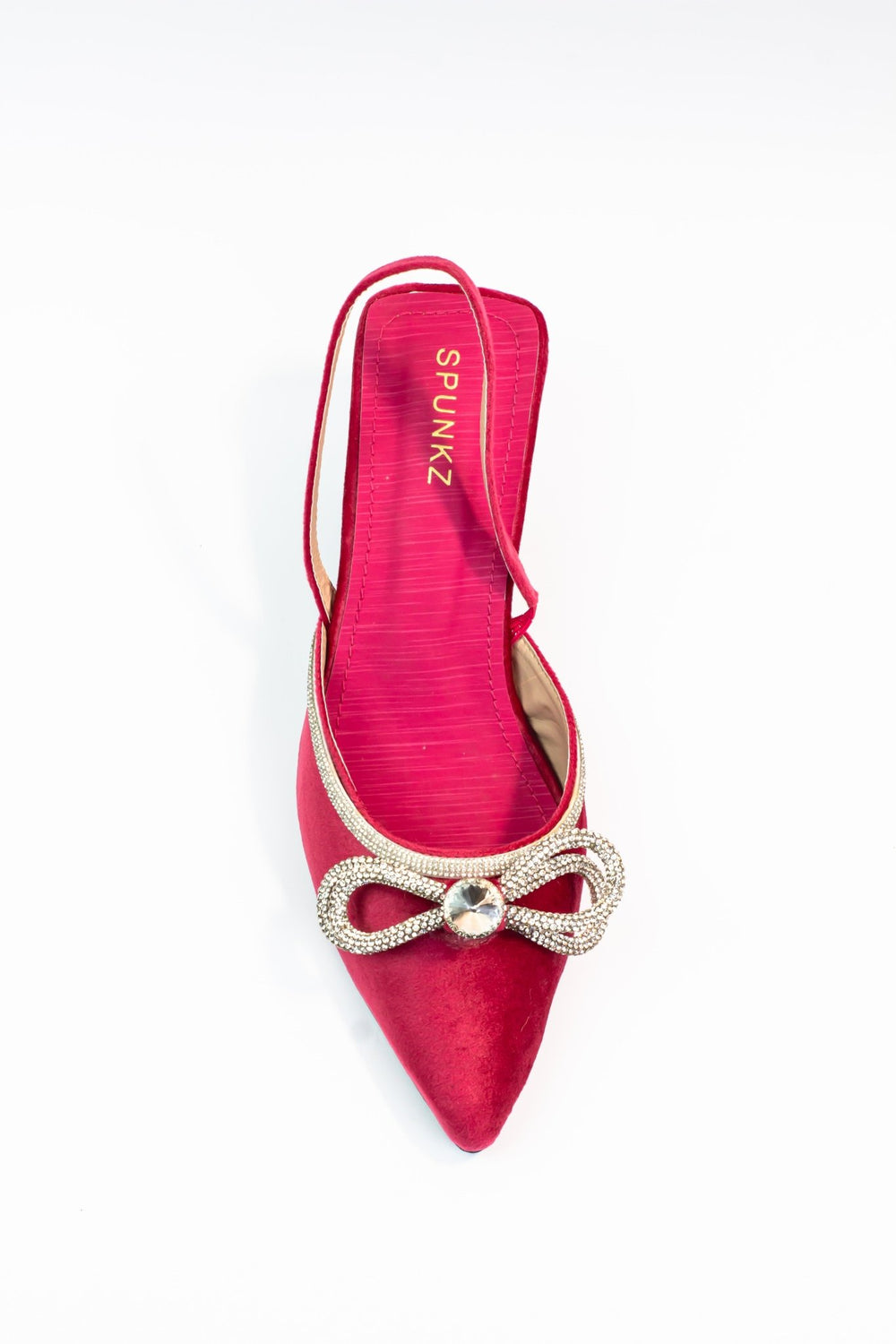 Loxi Pink Diamante Heel (11011) - Spunkz