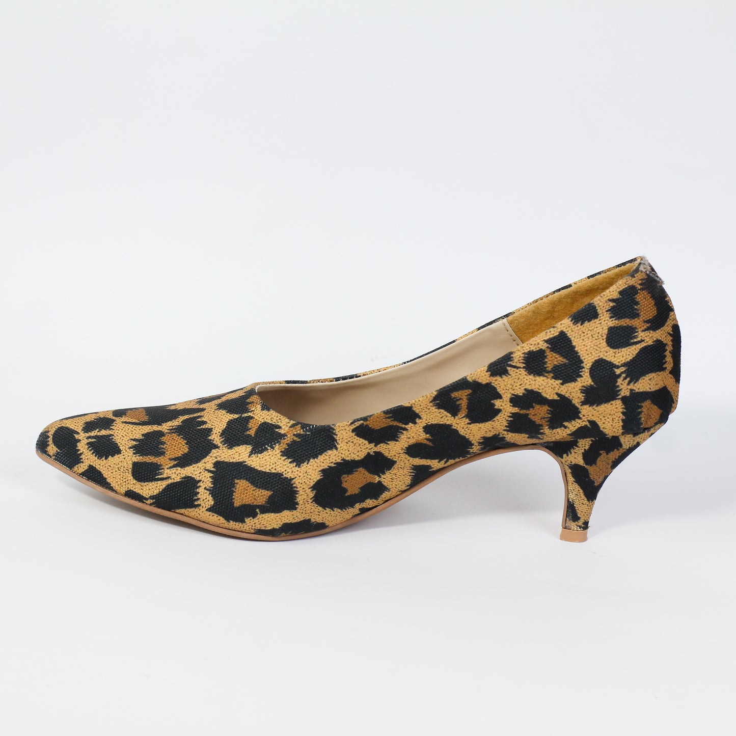 Zelda Leopard-Print Pointed Toe Stiletto Heel Pumps - Spunkz