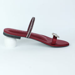 Maaya Maroon Flats - Spunkz