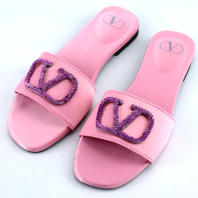 V Flat Slides 9012