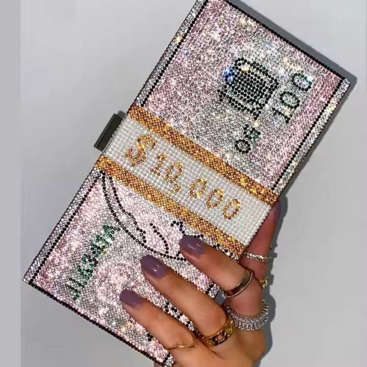 Spunkz Dollar Clutch Purse