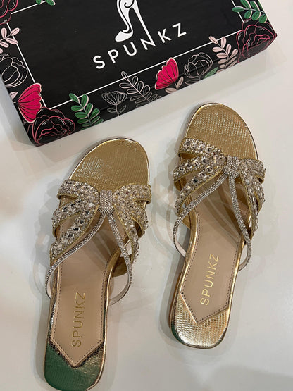 Textured Flats (Gold)