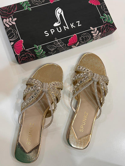 Textured Flats (Gold)