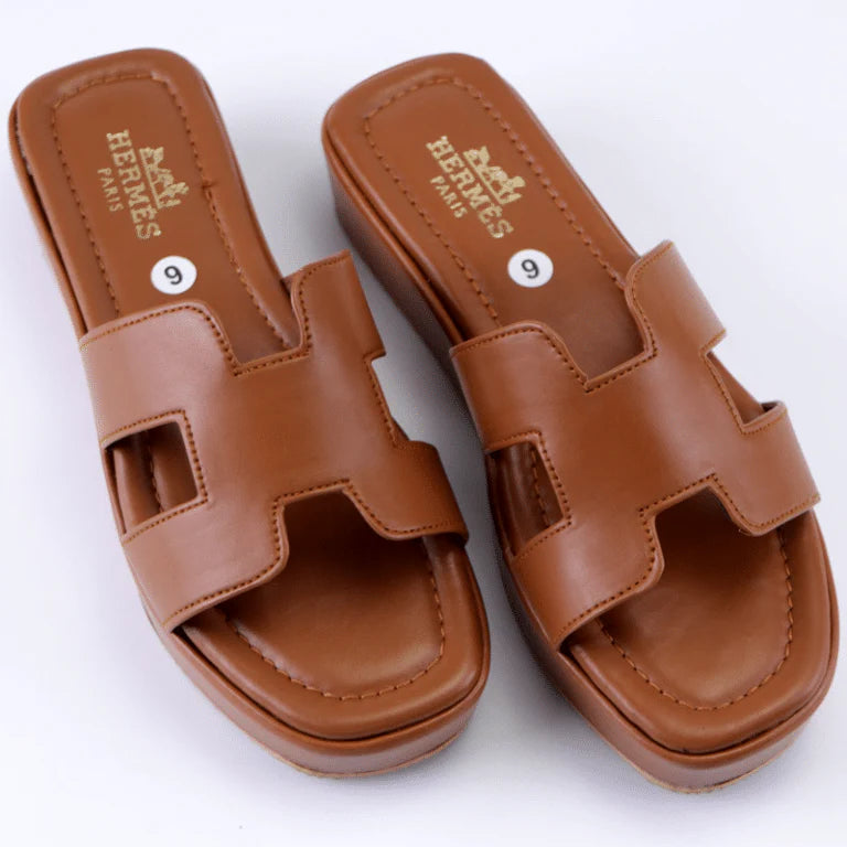 H Style Wedge Sandals 9017