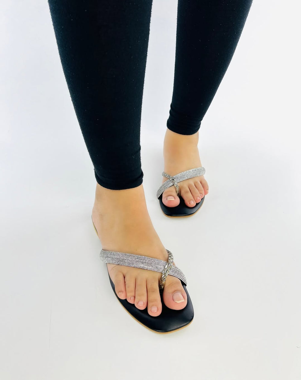 Diamond Cross Flat Slides - Spunkz