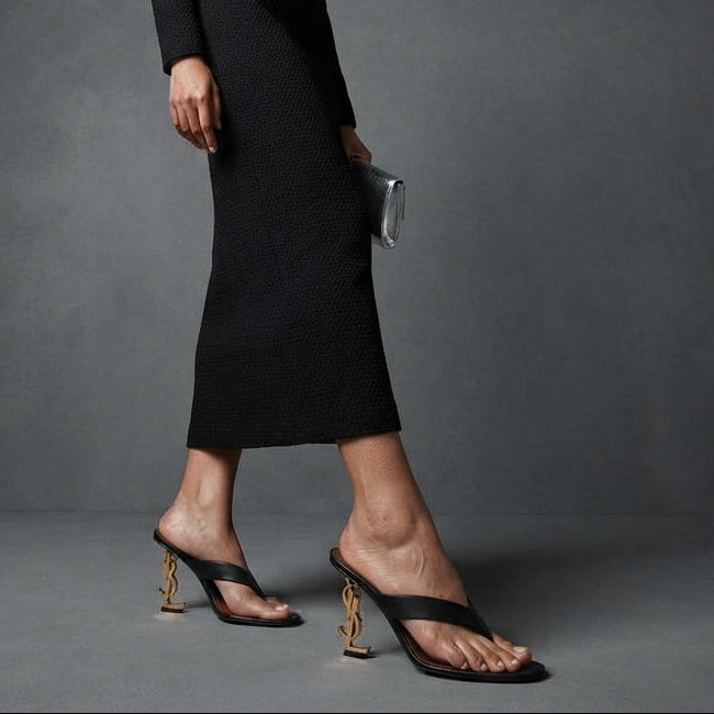 Spunkz Opyum Black Heel [3 inches]