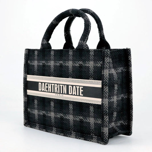 Canvas Book Tote Bag