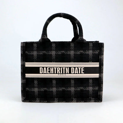 Canvas Book Tote Bag