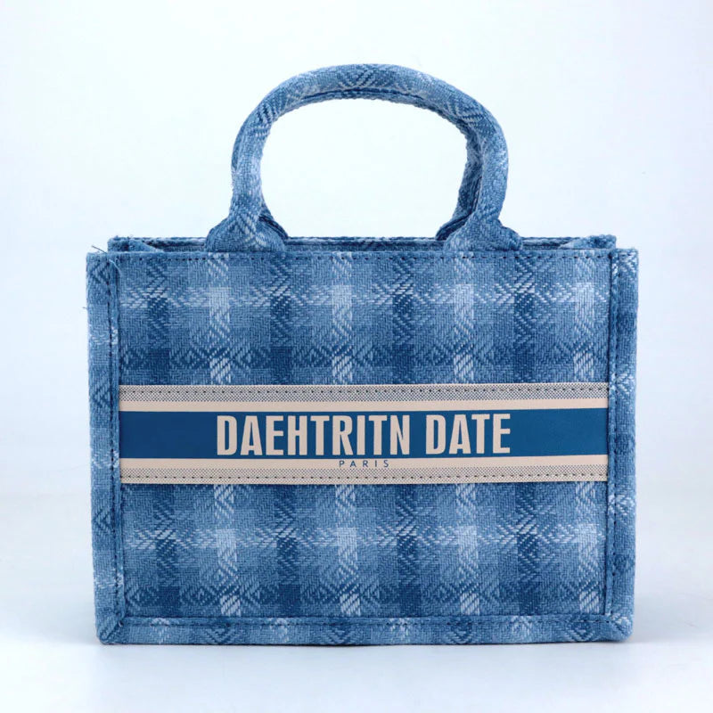 Canvas Book Tote Bag