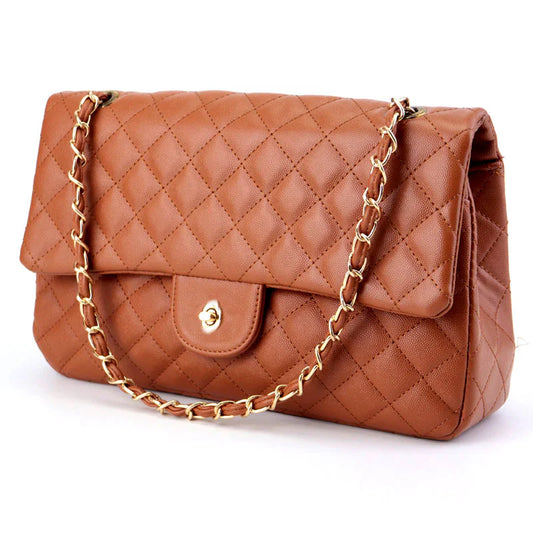 Quilted Bag (Brown)