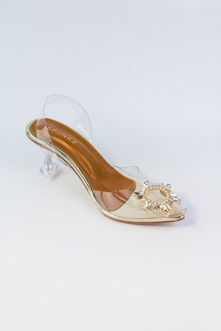 Cinderella Heels (Golden) - Spunkz