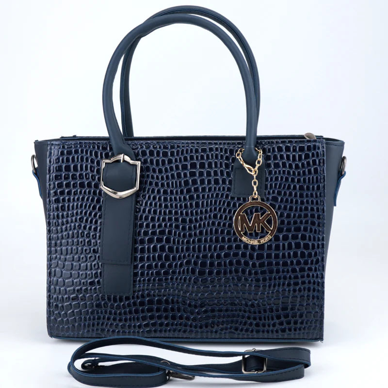 Crocodile Pattern Leather Tote Bag