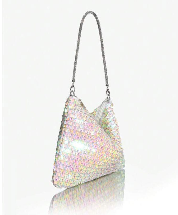 Glitter Bling Rhinestone Laser Sequins Handbag - Spunkz