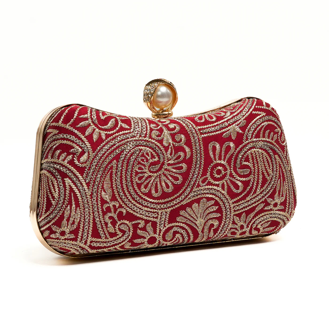 Embroidery Clutch Bag