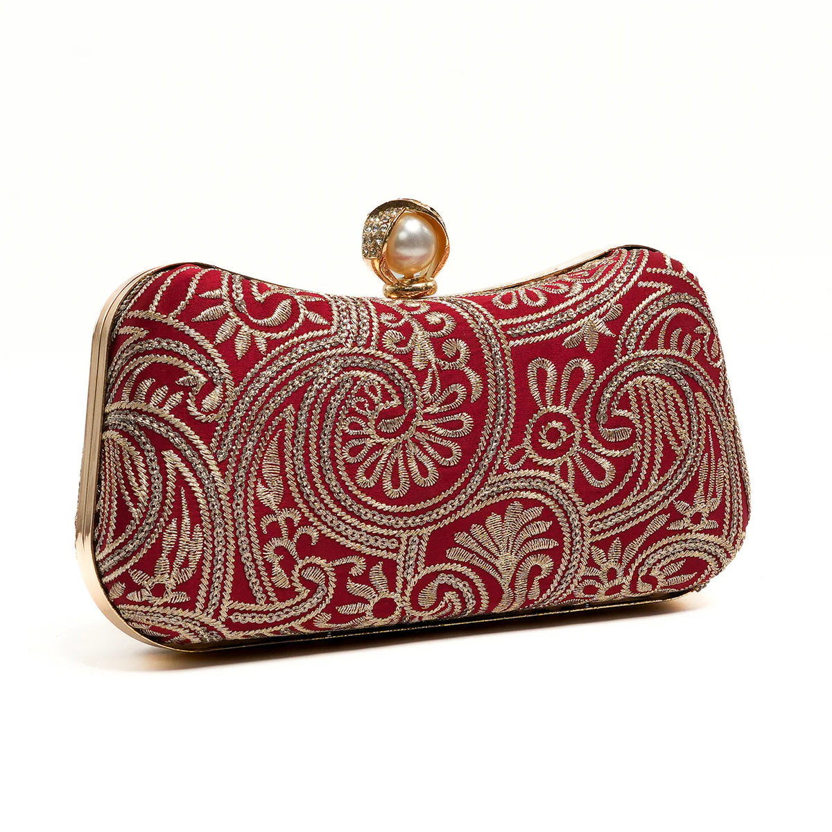 Embroidery Clutch Bag