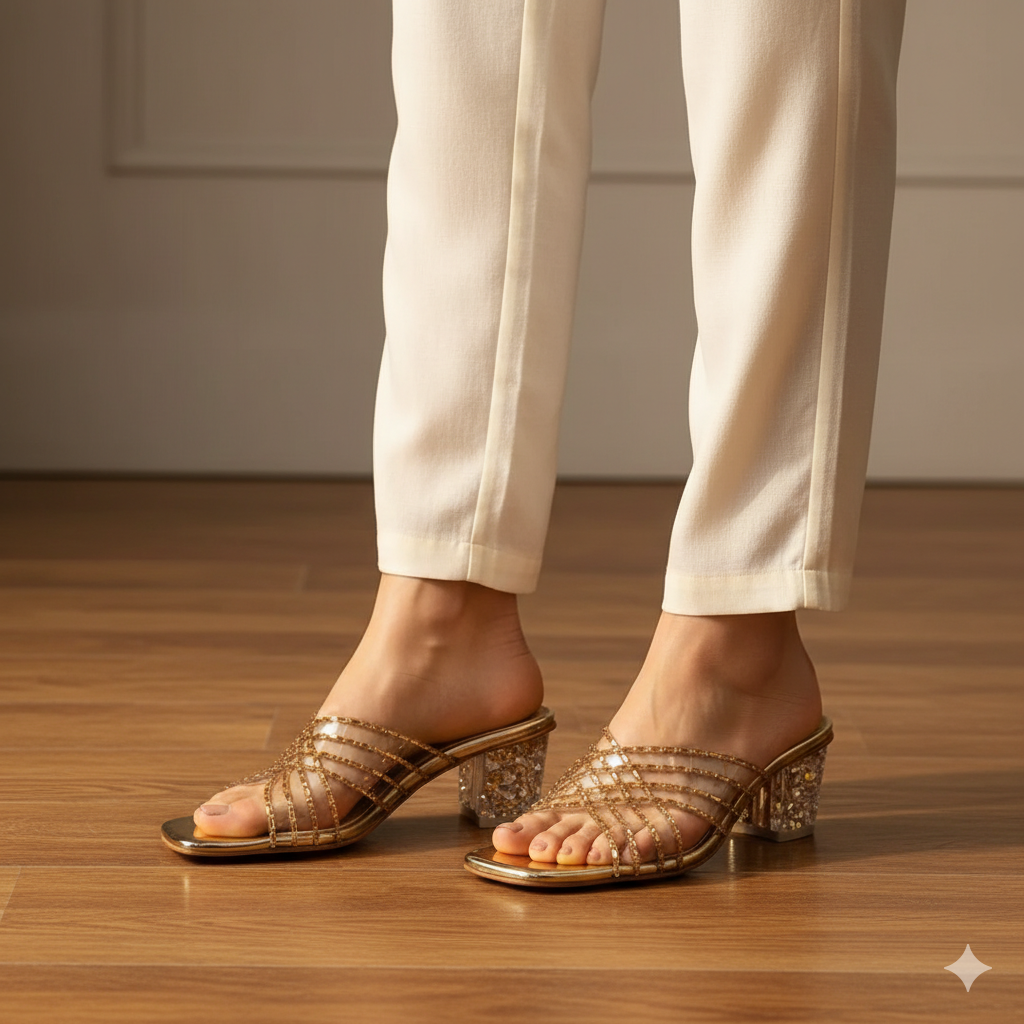 Crystal Sandals 90384