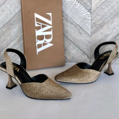 Rhinestone Heels 90407