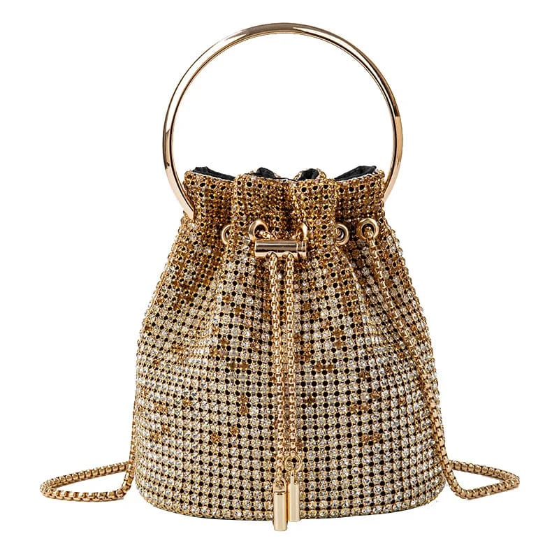 Spunkz Diamond Bucket Rhinestones Bag