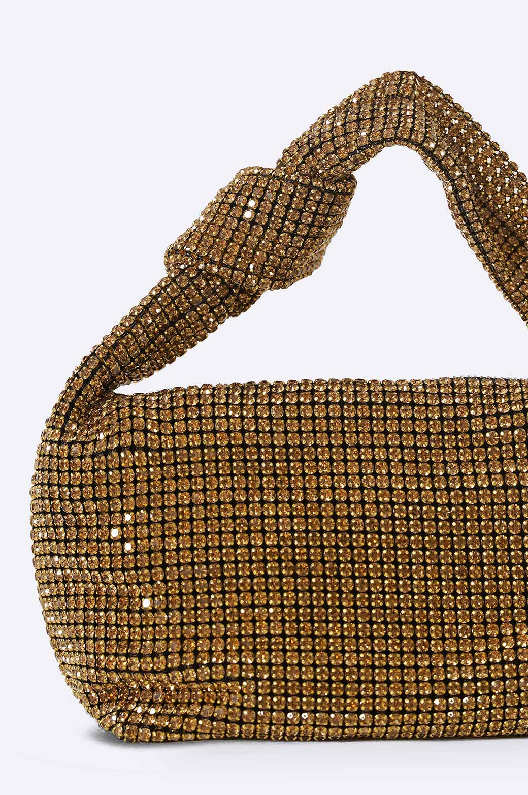 Spunkz Gold Rhinestone Purse for Women