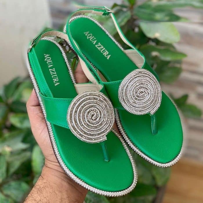 Flat T-Strap Thong Sandals