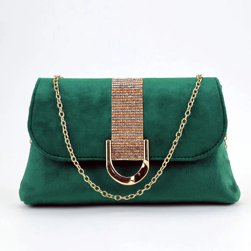 Velvet Cross Body Bag