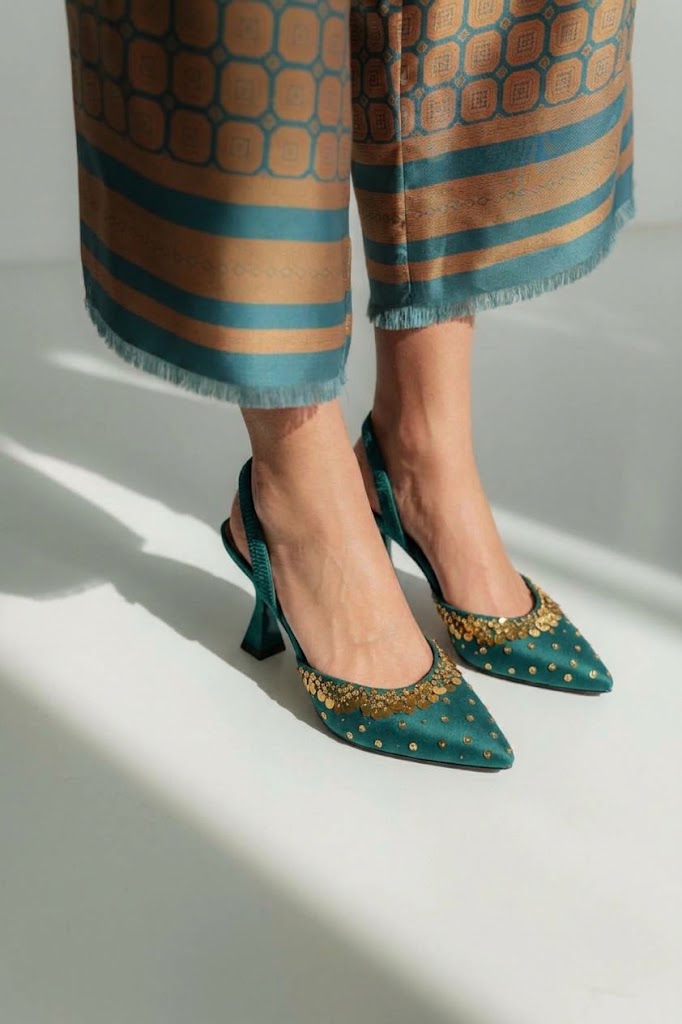 Spunkz Crown Heels (Green)