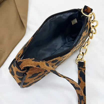 Leopard Print Crossbody Bag