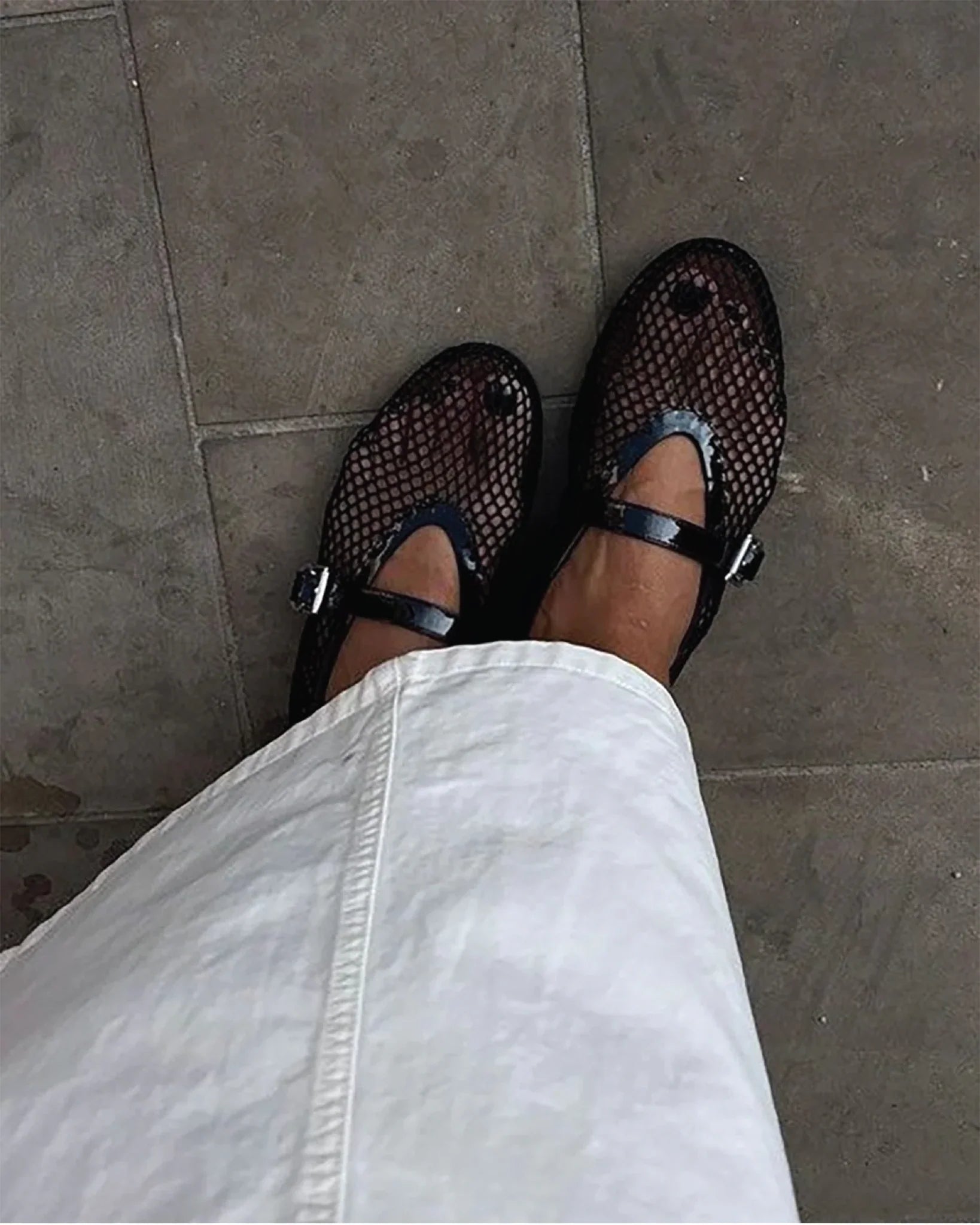 Black Ballerina Ballet Flats