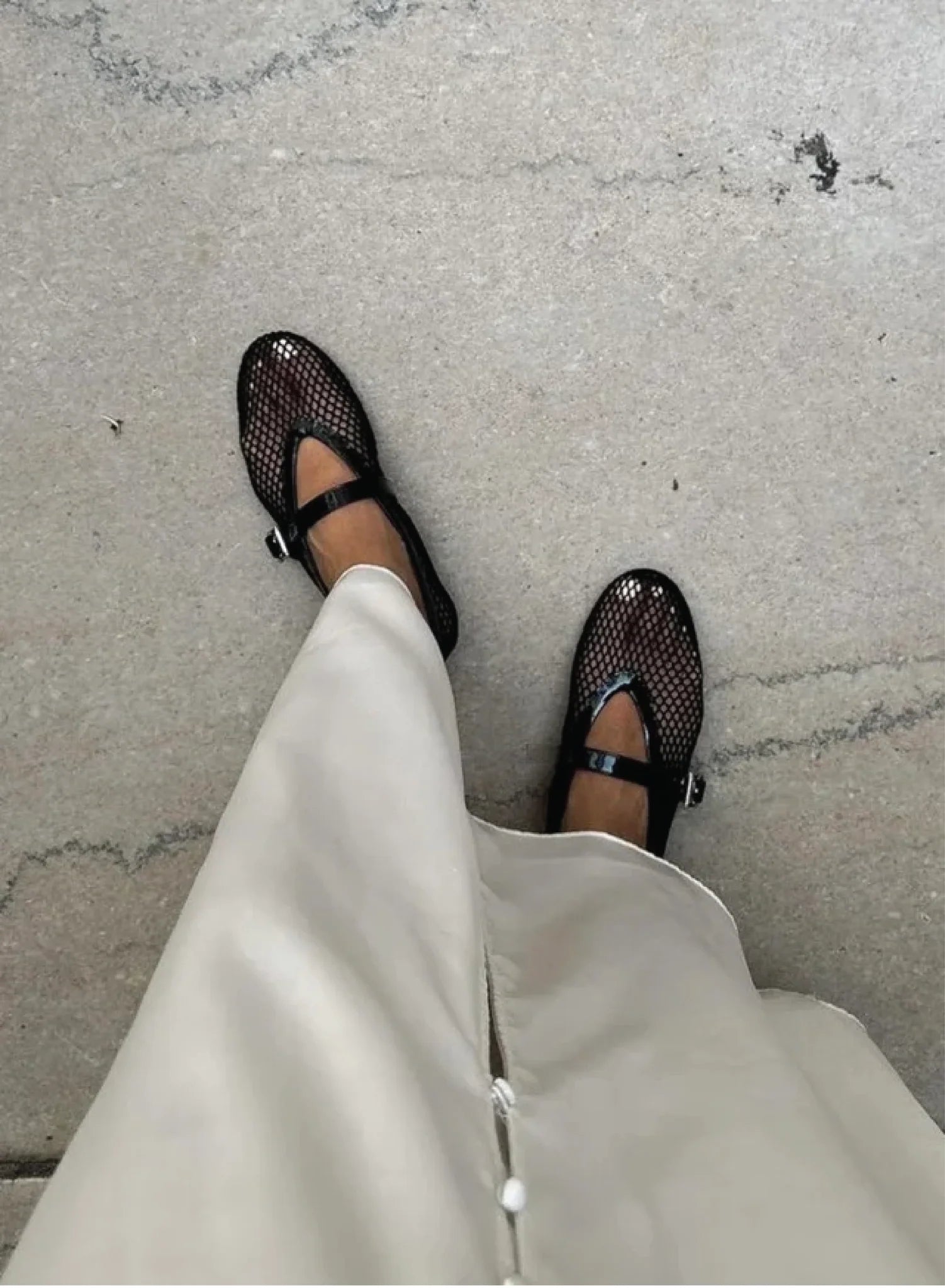 Black Ballerina Ballet Flats