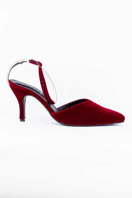 Nova Burgundy Mules (11082) - Spunkz