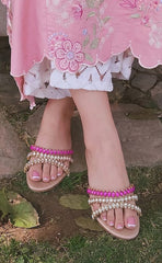 Spunkz Jeweled Flats (Pink)