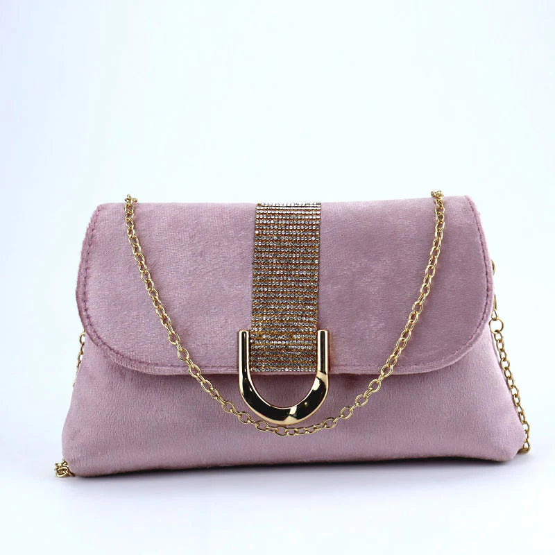 Velvet Cross Body Bag