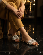 Zzara Gold Slippers