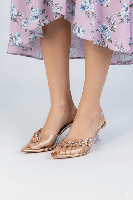 Gigi Crystal Heels (11050) - Spunkz