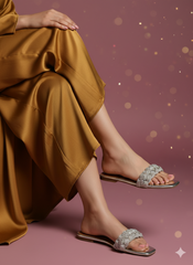 Shimmery Flats (Silver)