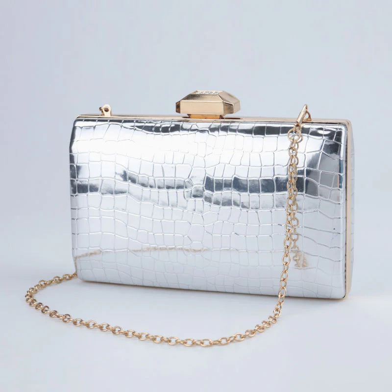 Golden Clutch Bag 9886