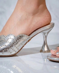 Spunkz Opera Silver Heels