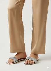 Shimmery Flats (Silver)