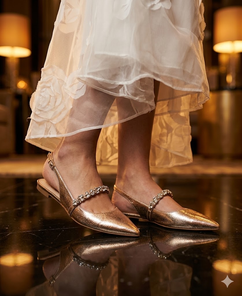 Gulnaar Slingback Mules