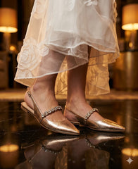 Gulnaar Slingback Mules
