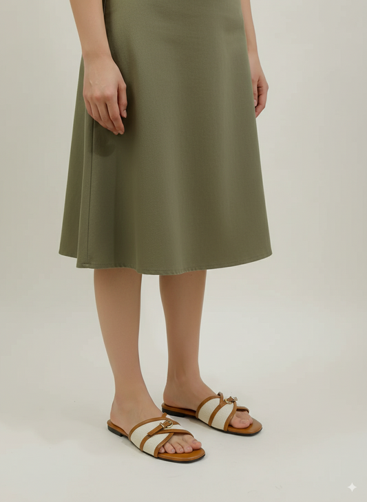 Buckle Slip-On Flats - Spunkz