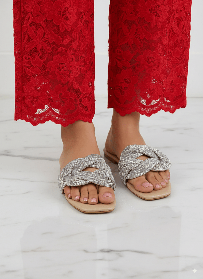 Diamante Twisted Slides - Spunkz