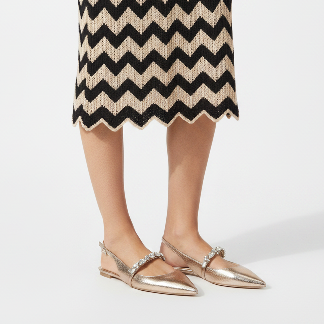 Gulnaar Slingback Mules
