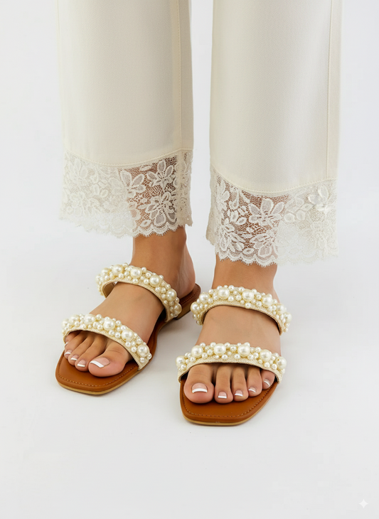 Pearl Flats Slippers