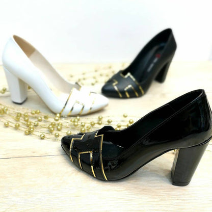 H-Style Court Shoes (Black)