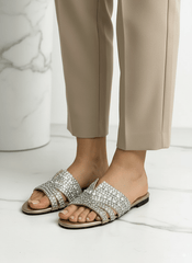 Gina Gold Slipper - Spunkz