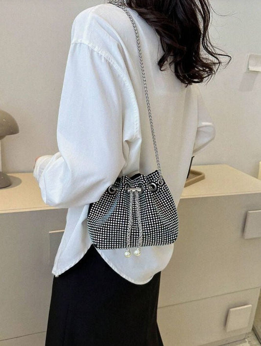 Multi Rhinestone Potli Bag - Spunkz