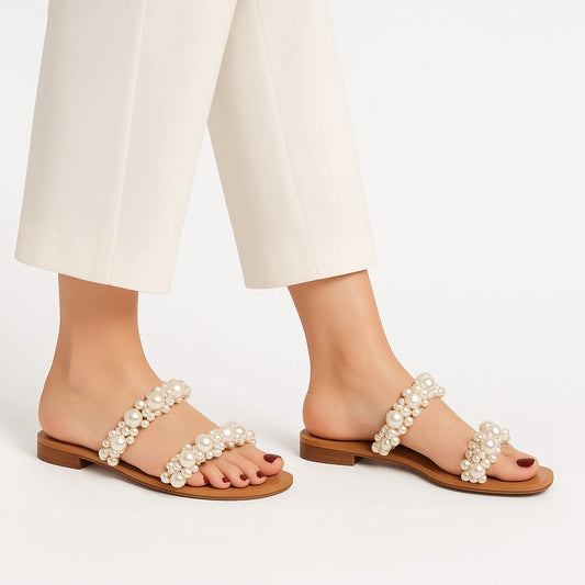 Pearl Flats Slippers